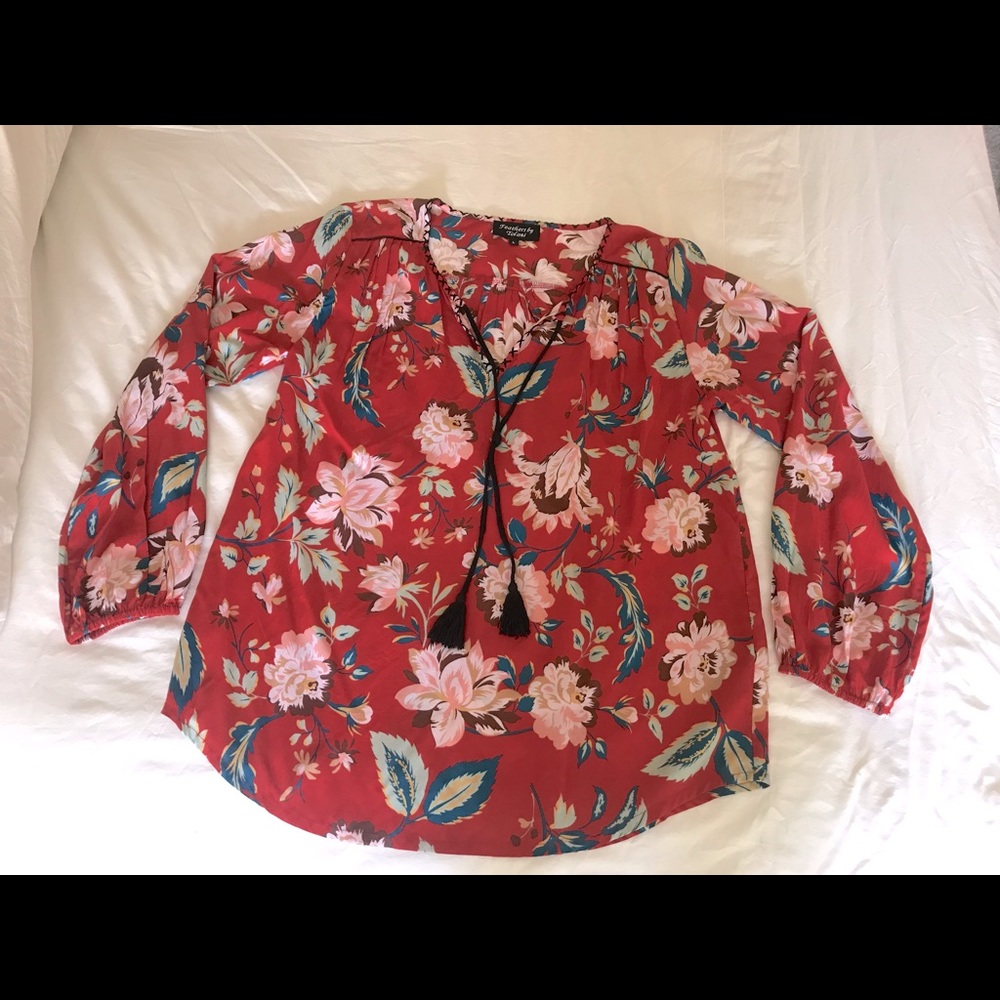 Sundance Top- Feathers by Tolani - SZ L
